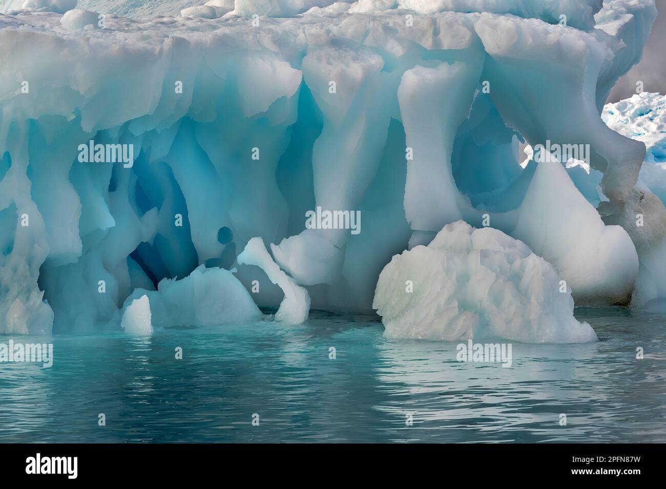 Péninsule Antarctique, Iceberg Banque D'Images