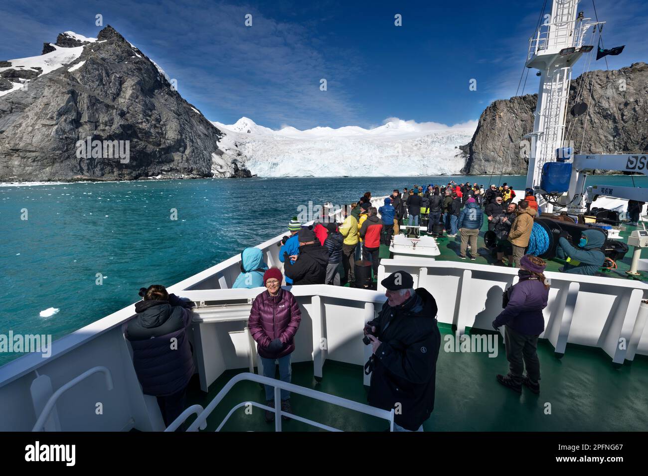 Péninsule Antarctique, île des éléphants Banque D'Images