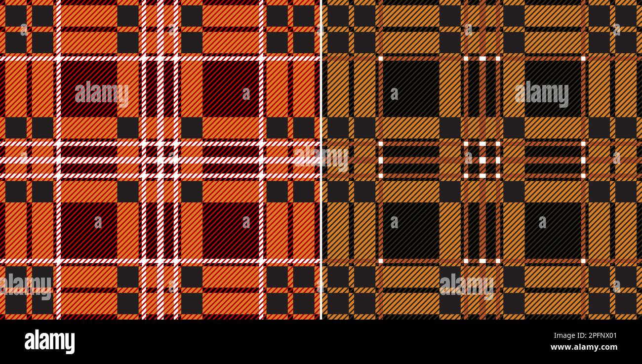 Écossais écossais écossais écossais écossais écossais écossais écossais écossais écossais motif à damier couleur jaune marron orange Illustration de Vecteur