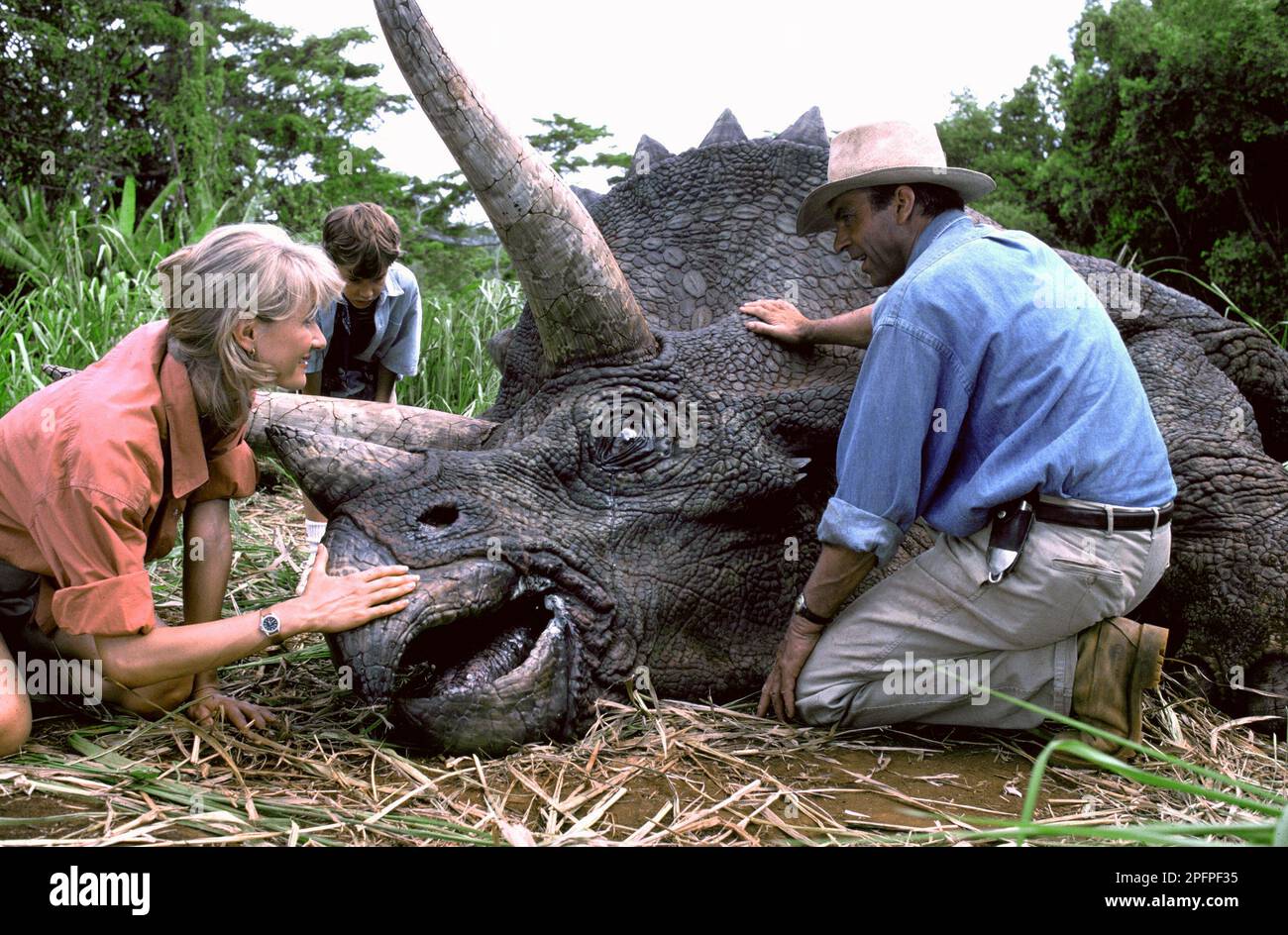 Jurassic Park Sam Neill Banque D'Images