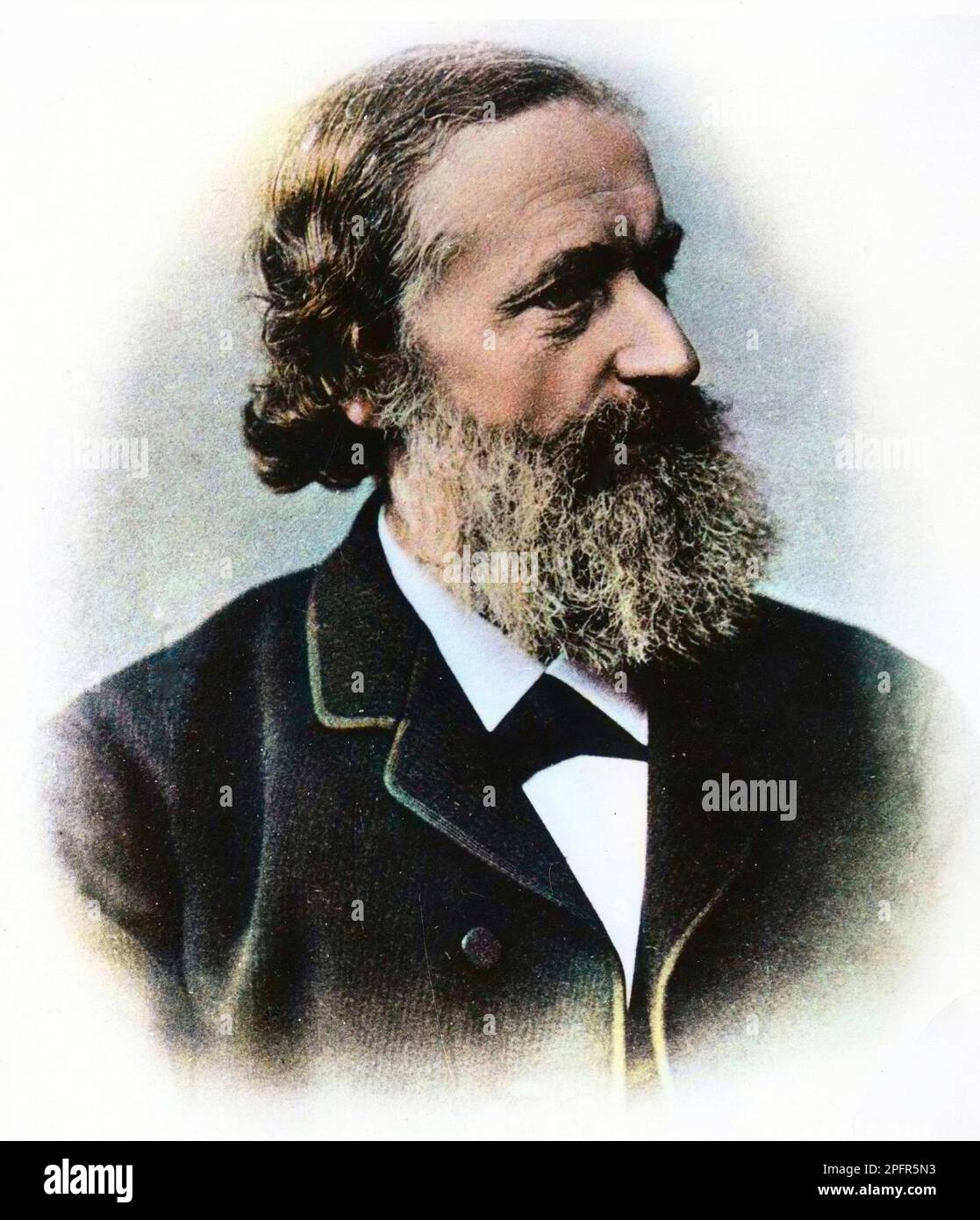 Portrait de Gustav Robert Kirchhoff Physicien allemand (824 -1887). Banque D'Images