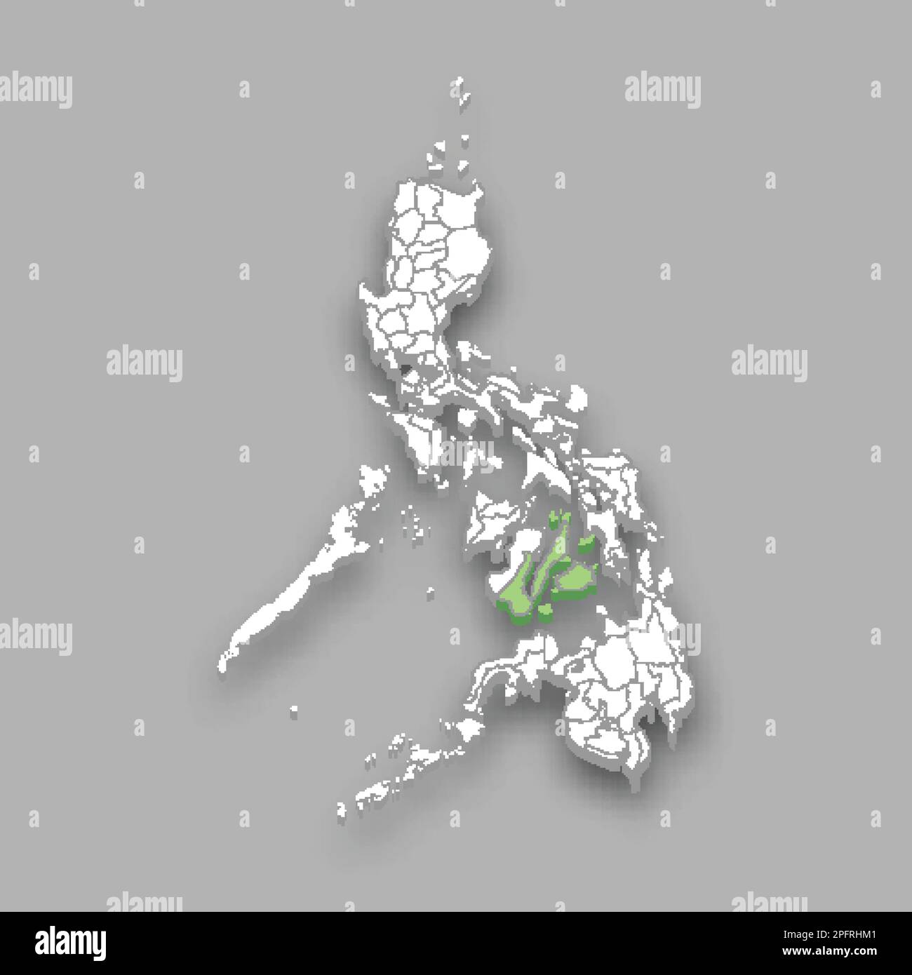 Région du centre de Visayas situation aux Philippines carte isométrique 3D Illustration de Vecteur Région du centre de Visayas situation aux Philippines carte isométrique 3D Illustration de Vecteur