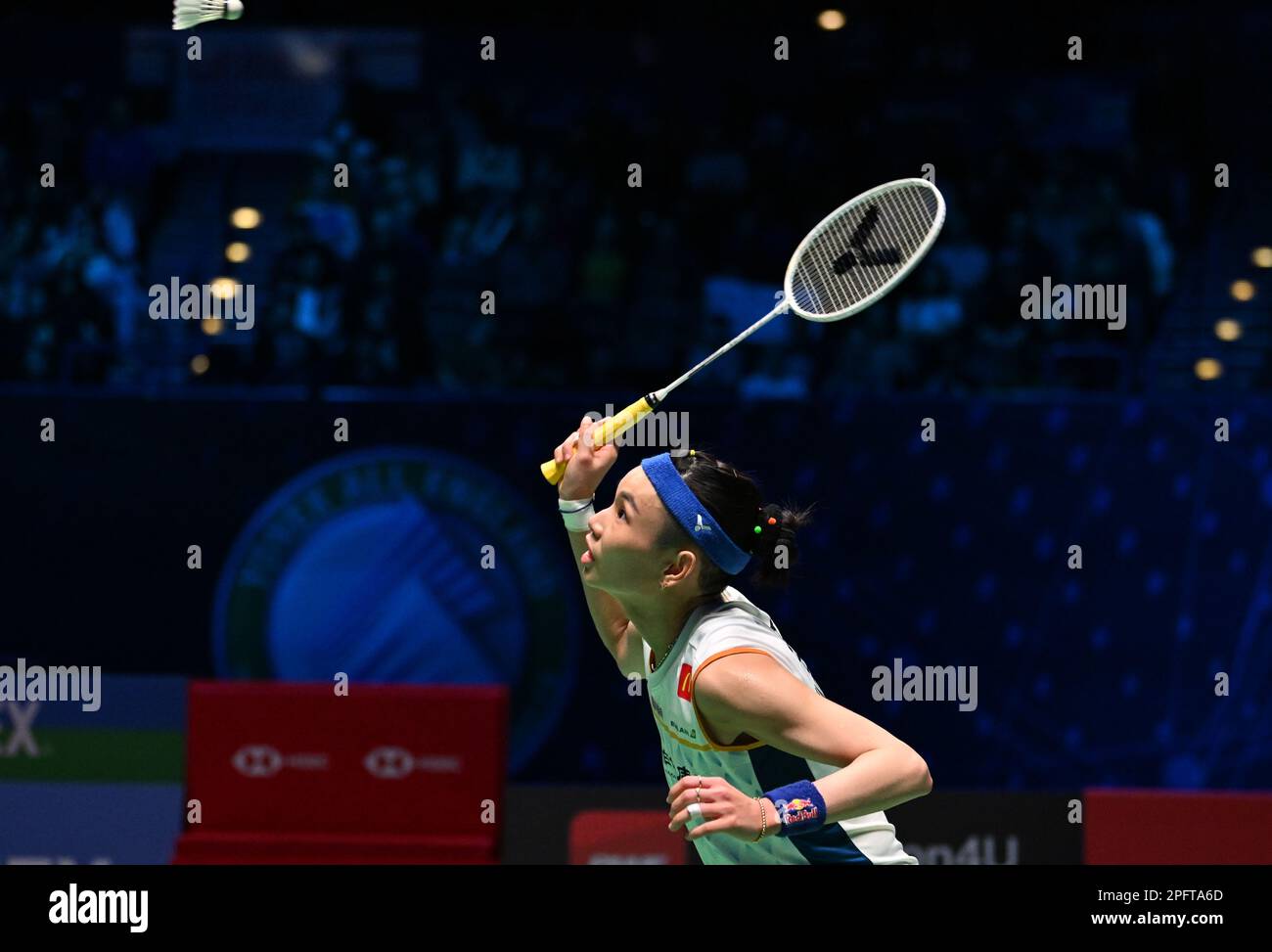 Utilita Arena, Birmingham, Royaume-Uni. 18th mars 2023. 2023 YONEX All England Open Badminton Championships, semi-finales Day 5; TAI Tzu Ying of Chinese Taipei versus AN se Young of Korea dans le match semi-final Womens Singles, TAI Tzu Ying joue un coup Credit: Action plus Sports/Alay Live News Banque D'Images