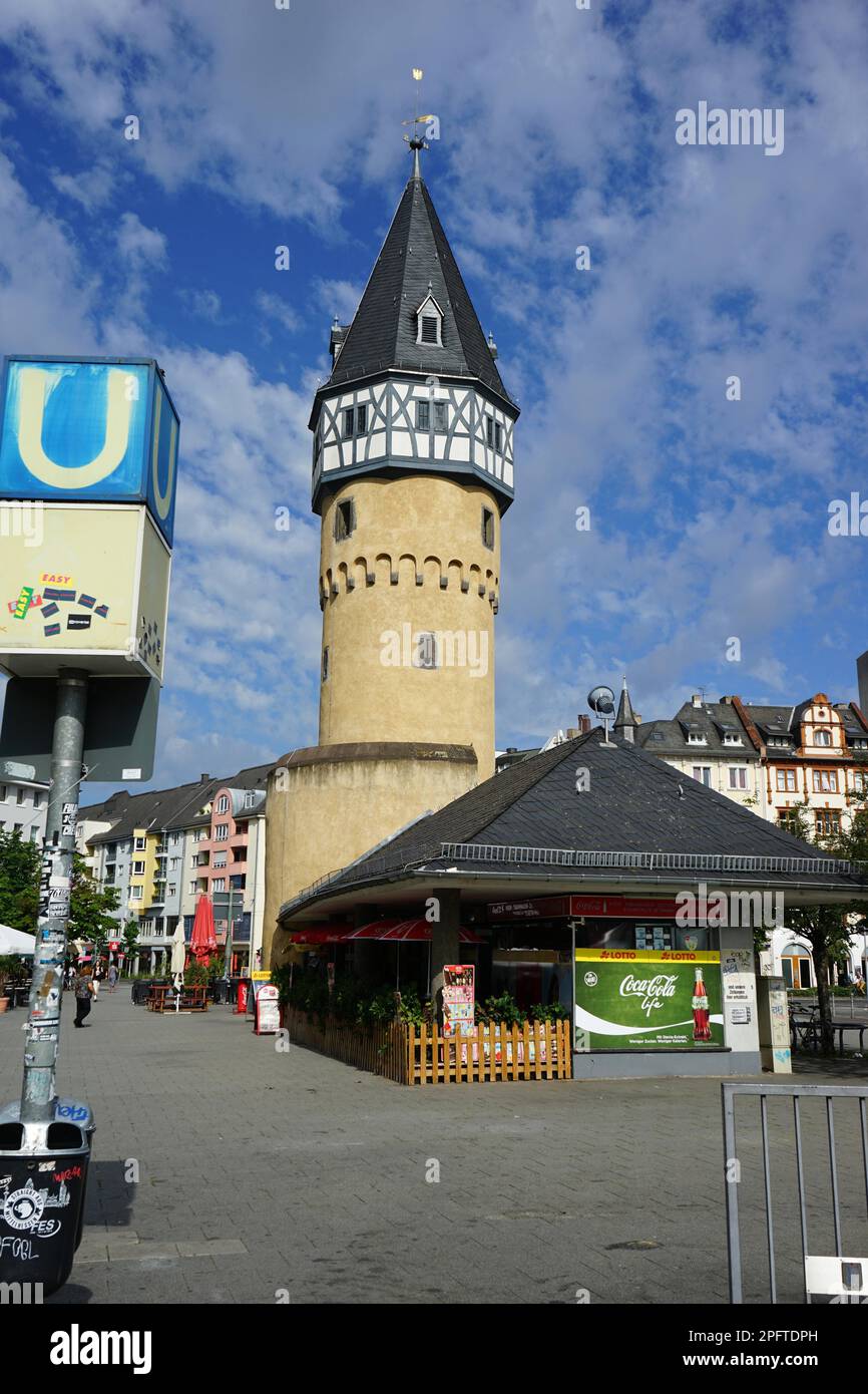 Bockenheimer Warte, Bockenheim, Francfort, Allemagne Banque D'Images