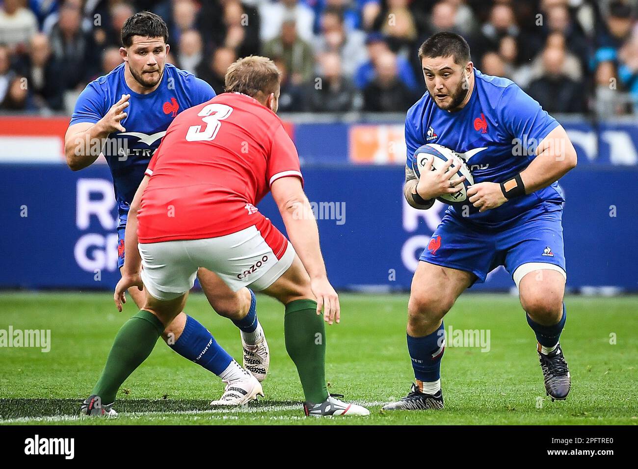 Julien MARCHAND de France et Cyril BAILLLE de France lors du match de