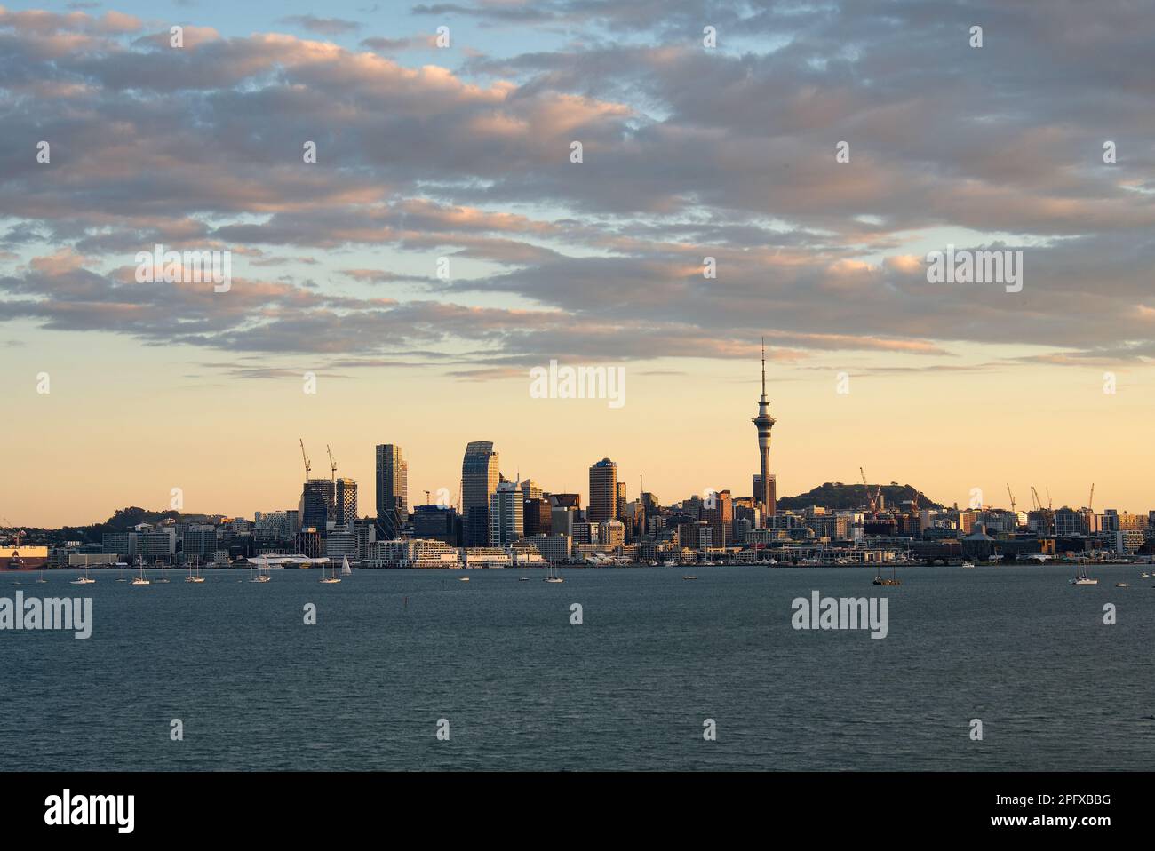 Auckland City Waterfront - Nouvelle-Zélande Banque D'Images