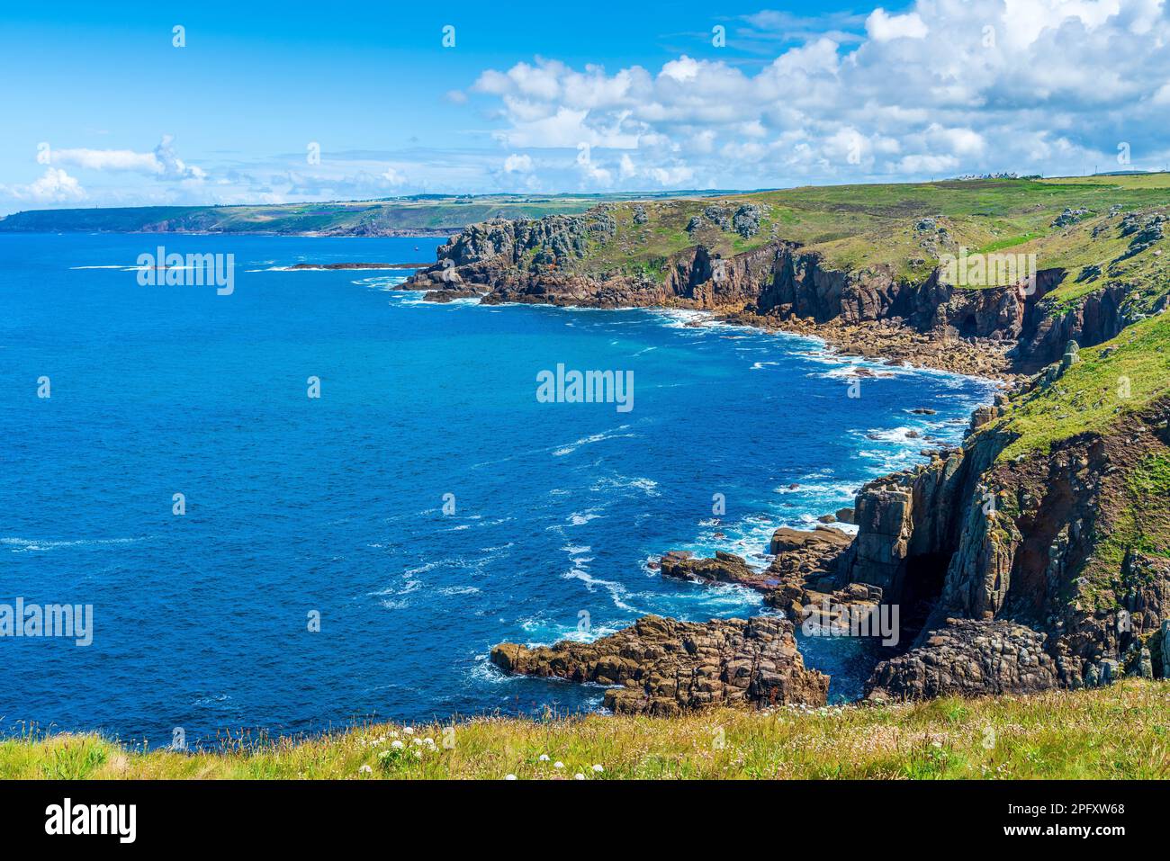 Land's End, Cornwall, Angleterre, Royaume-Uni, Europe Banque D'Images