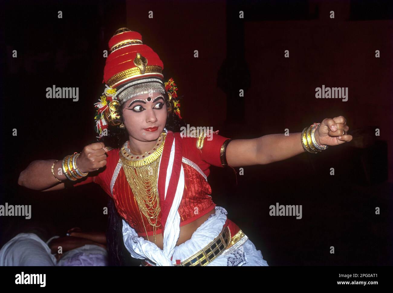 Koodiyattam, Koodiattam le pionnier de toutes les danses indiennes, Kerala, Inde Banque D'Images