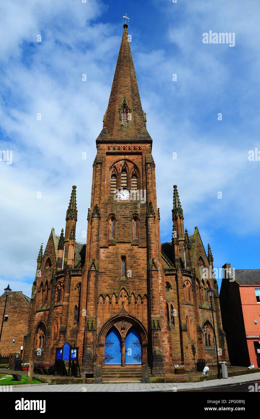 Grayfriars Church à Dumfries, Council Area Dumfries et Galloway, Écosse, Royaume-Uni Banque D'Images