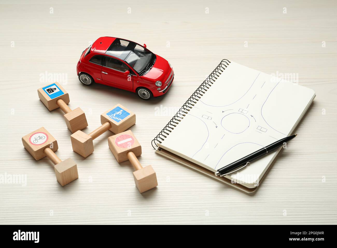 Jouet Éducatif Panneaux De Signalisation - 30 Mini Panneaux + Cônes Pour Enfants - Apprentissage Sécurité Routière