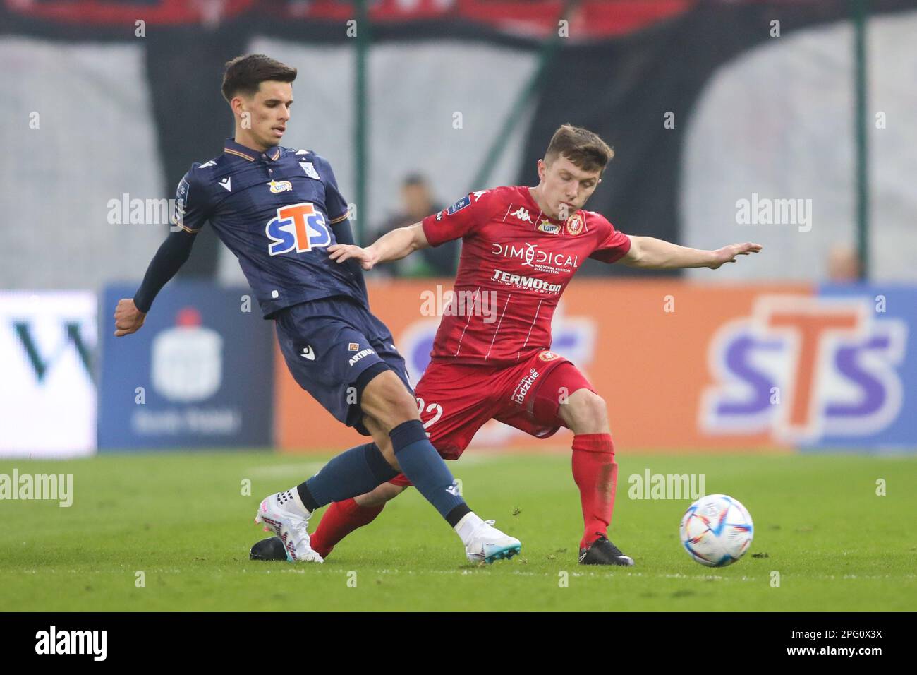 19 mars 2023 Lodz, 19.03.2023.PKO EKSTRAKLASA PILKA NOZNA MECZ 25