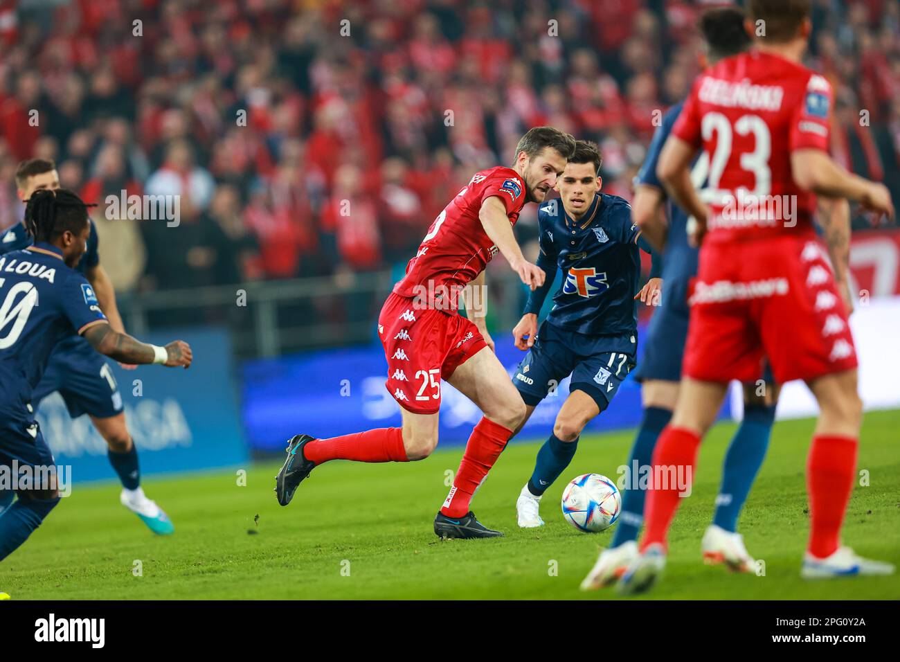19 mars 2023 19.03.2023 LODZ..PILKA NOZNA (FOOTBALL) BANQUE PKO POLSKI