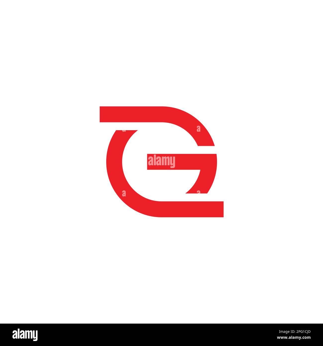 lettre g rotation géométrique flèche vers le haut logo vecteur Illustration de Vecteur