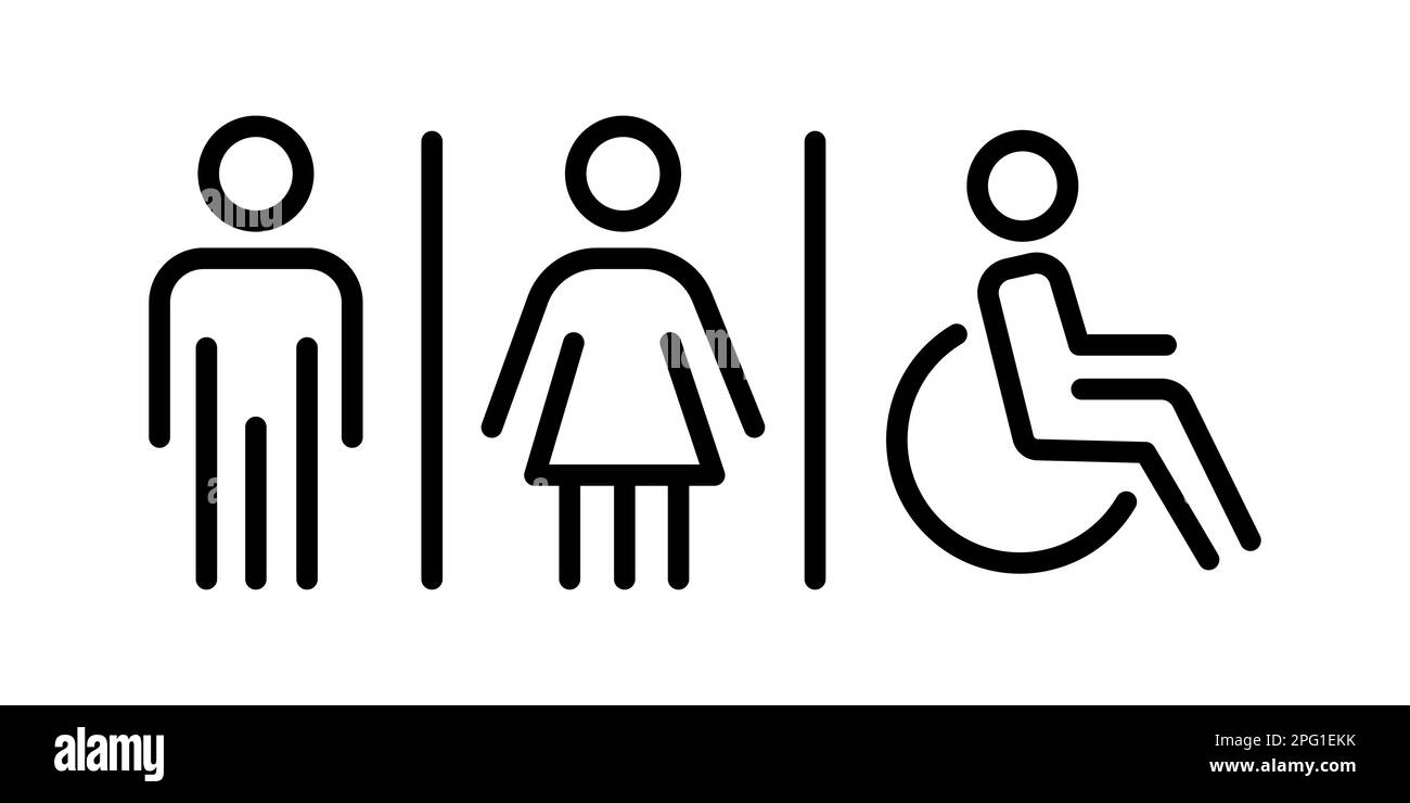 Panneau de salle de bains, icône de toilette dans un design tendance de style contour. Illustration graphique vectorielle. Adapté à la conception de sites Web, au logo, à l'application, au modèle et à l'interface utilisateur. Modifier Illustration de Vecteur Panneau de salle de bains, icône de toilette dans un design tendance de style contour. Illustration graphique vectorielle. Adapté à la conception de sites Web, au logo, à l'application, au modèle et à l'interface utilisateur. Modifier Illustration de Vecteur