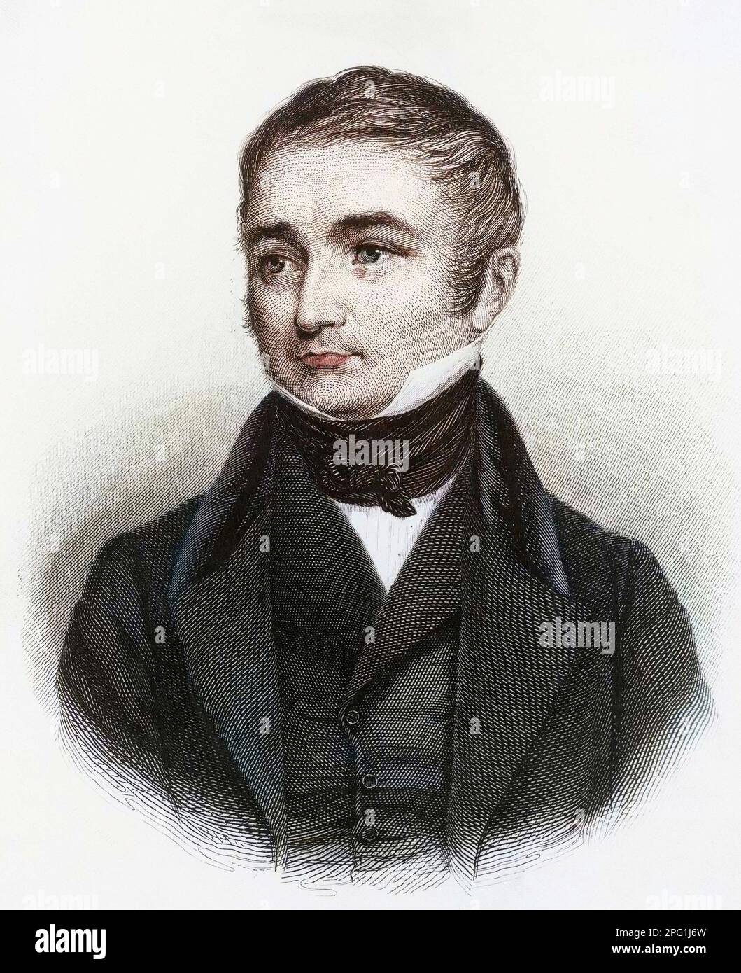 Portrait de Marie-Joseph-Louis-Adolphe Thiers (1797-1877) - 1830 Banque D'Images