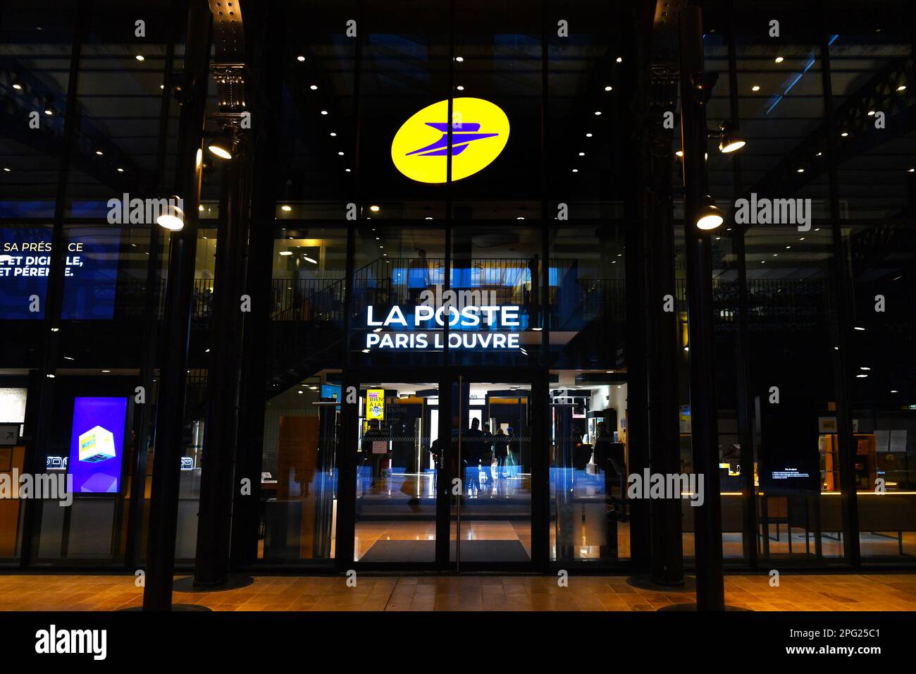 Poste du Louvre - Paris Centre postal principal - rue du Louvre - Paris - France Banque D'Images