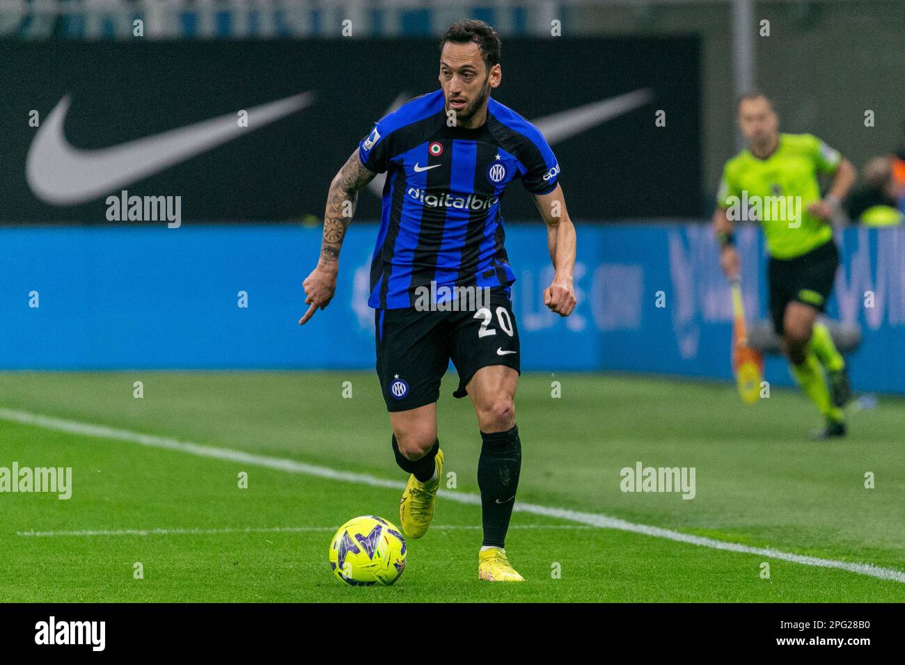 Milan, Italie - mars 19 2023 - Inter-Juventus série A - calhanoglu hakan f.c. Internazionale crédit: Christian Santi/Alamy Live News Banque D'Images