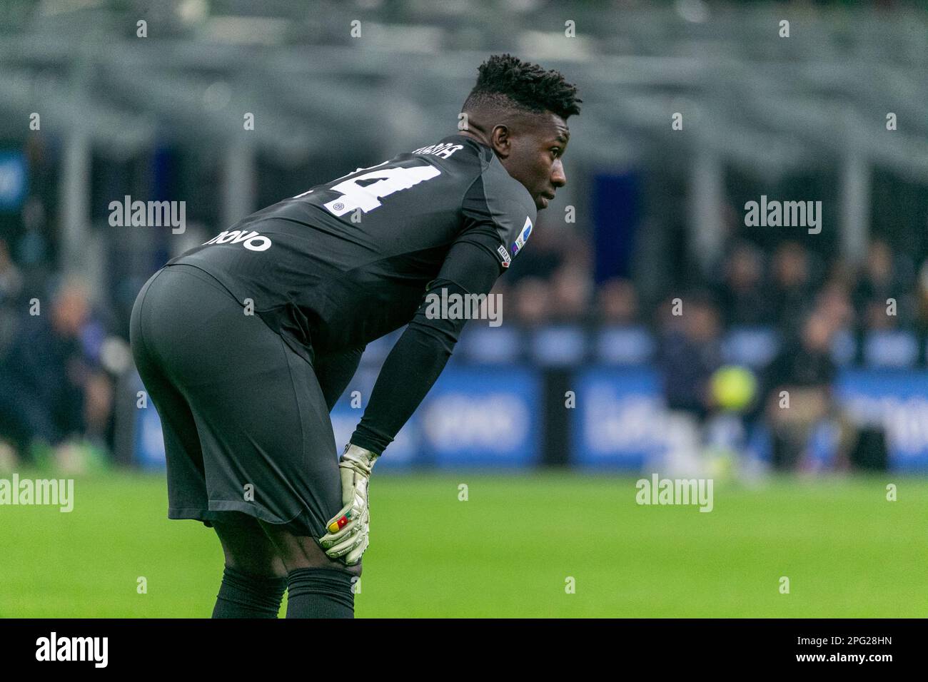 Milan, Italie - mars 19 2023 - Inter-Juventus série A - onana andrè f.c. internazionale crédit: Christian Santi/Alamy Live News Banque D'Images