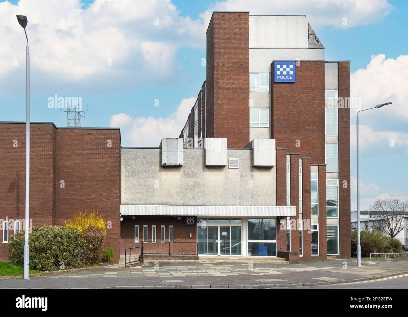 Police Scotland, siège de la sous-division, Ayr, Ayrshire, Écosse Banque D'Images