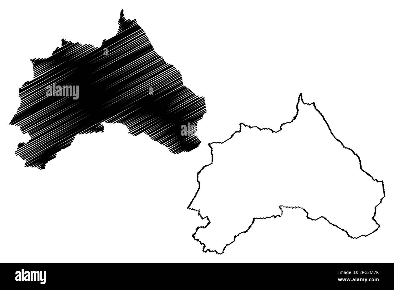 Metropolitan Borough of Oldham (Royaume-Uni de Grande-Bretagne et d'Irlande du Nord, comté métropolitain et cérémonial Greater Manchester, Angleterre) Illustration de Vecteur