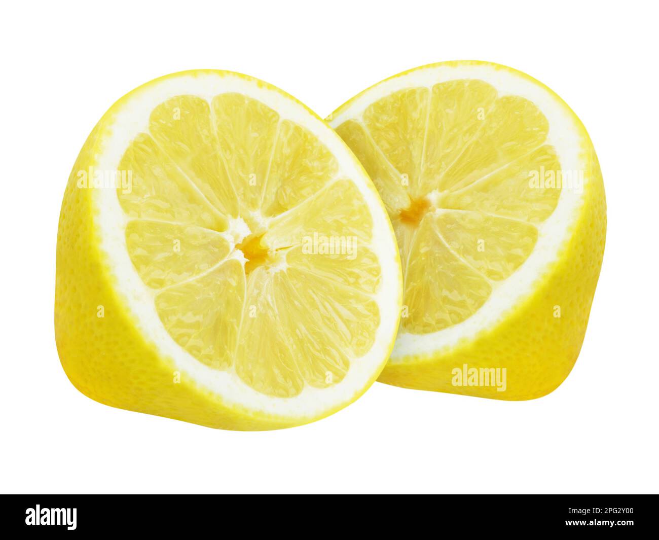 Lemon isolé sur fond blanc Banque D'Images