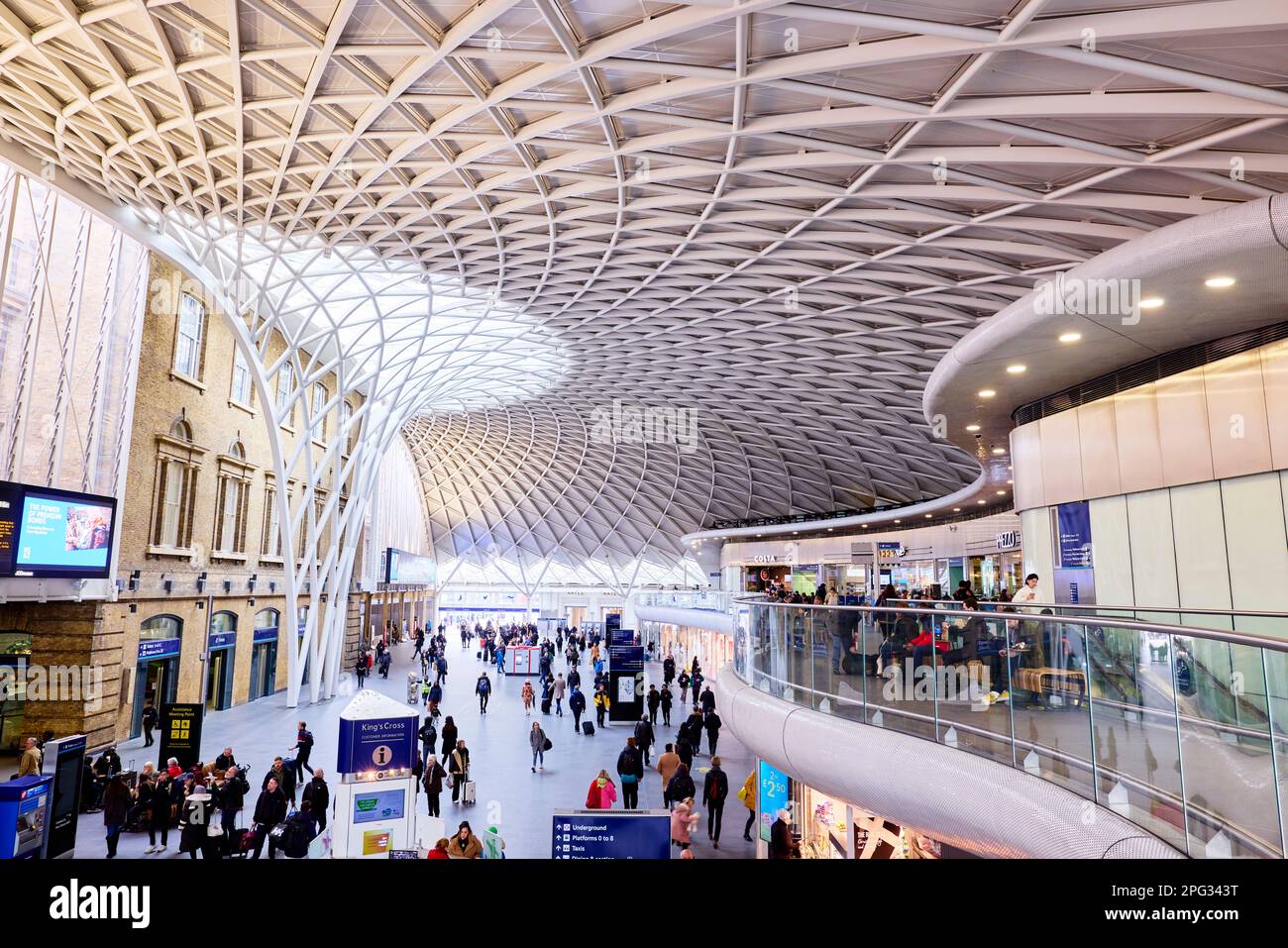 Gare de Kings Cross - Londres Banque D'Images