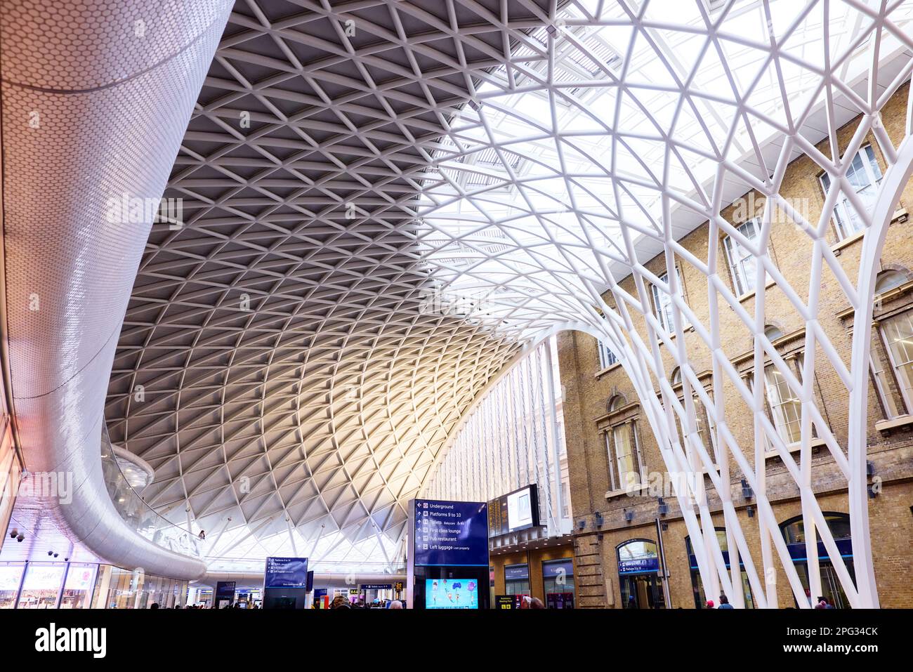 Gare de Kings Cross - Londres Banque D'Images