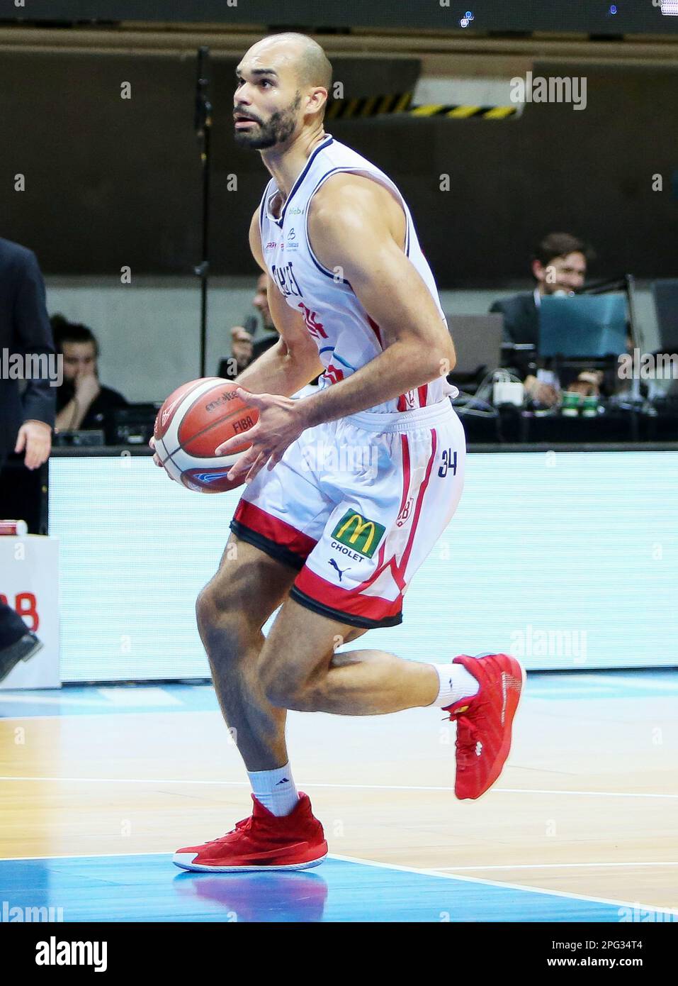 Perry Ellis de Cholet lors de la coupe française, Top 8, quart de finale match de basket-ball entre LDLC ASVEL et Cholet basket sur 18 mars 2023 à l'Arena Loire à Trelaze, France - photo Laurent Lairys/DPPI crédit: DPPI Media/Alay Live News Banque D'Images