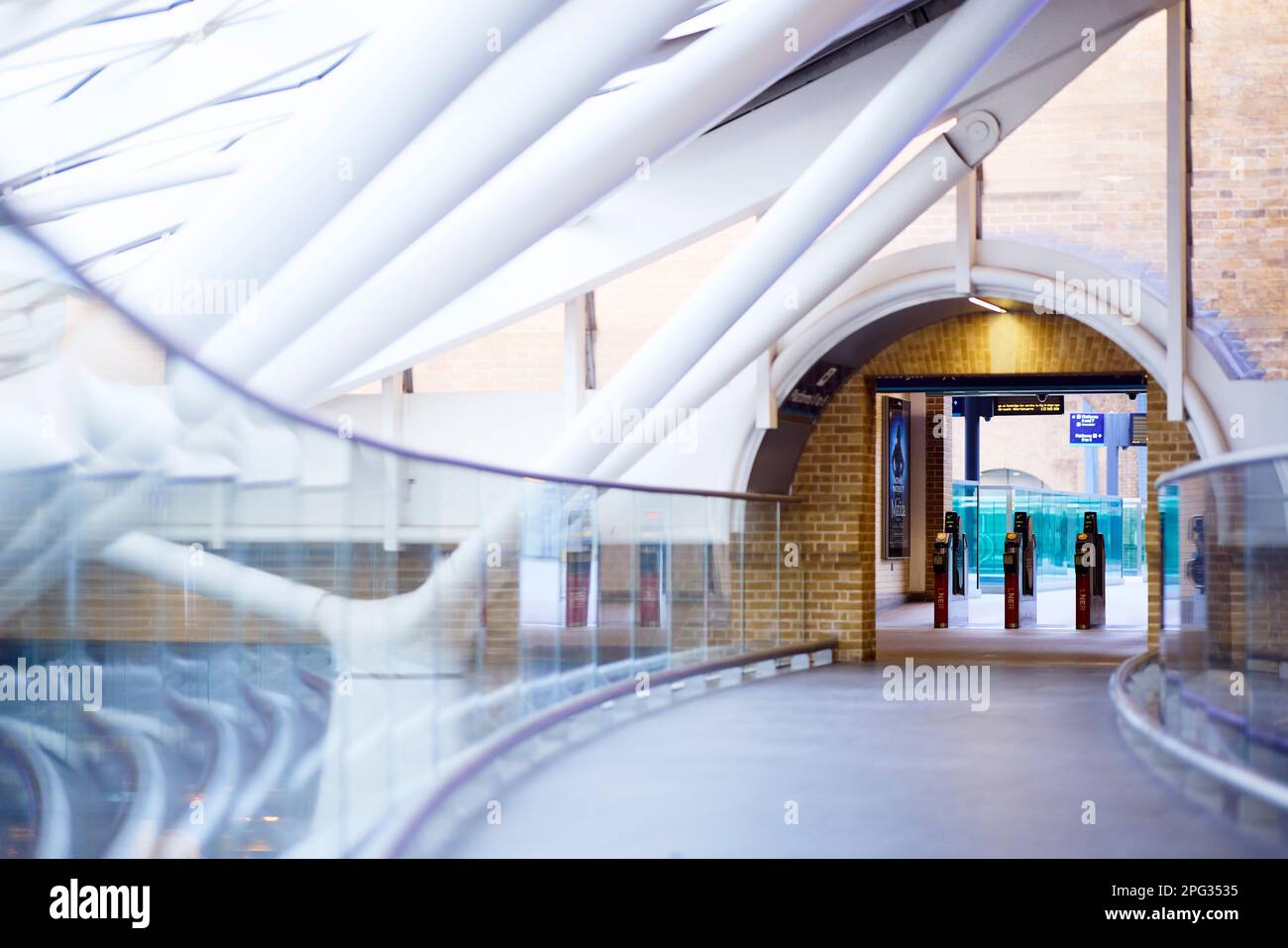 Gare de Kings Cross - Londres Banque D'Images