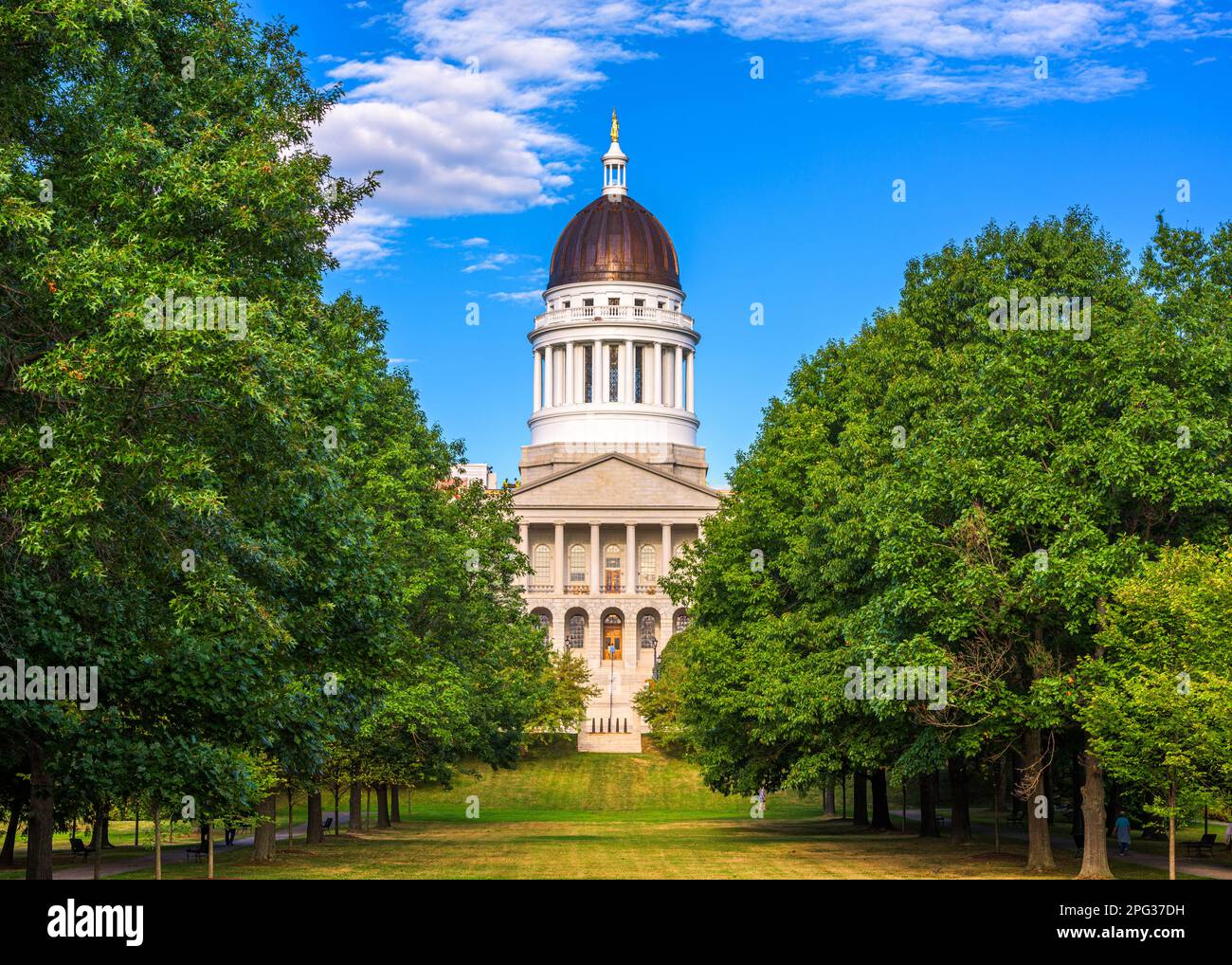 La Maine State House de Augusta, Maine, USA. Banque D'Images