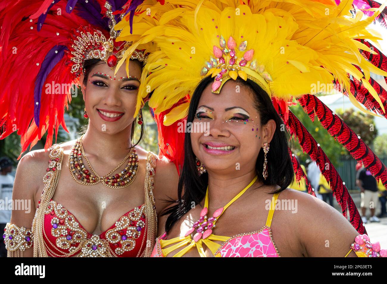Carnaval à Port of Spain, Trinité, République de Trinité-et-Tobago, Caraïbes du Sud Banque D'Images