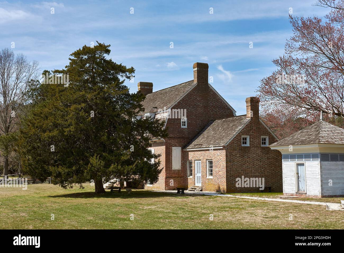 Parc historique de Pemberton, Salisbury, Maryland, États-Unis. Banque D'Images