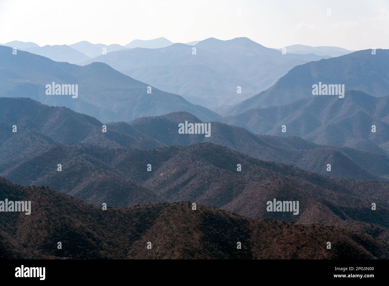 montagnes-sierra-madre-de-oaxaca-banque-de-photographies-et-d-images