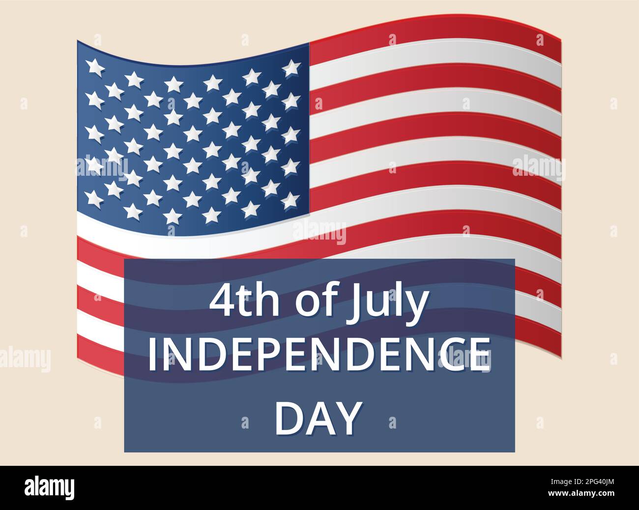 Fête de l'indépendance USA Vector. 4th du jour de vacances de juillet. Illustration de Vecteur