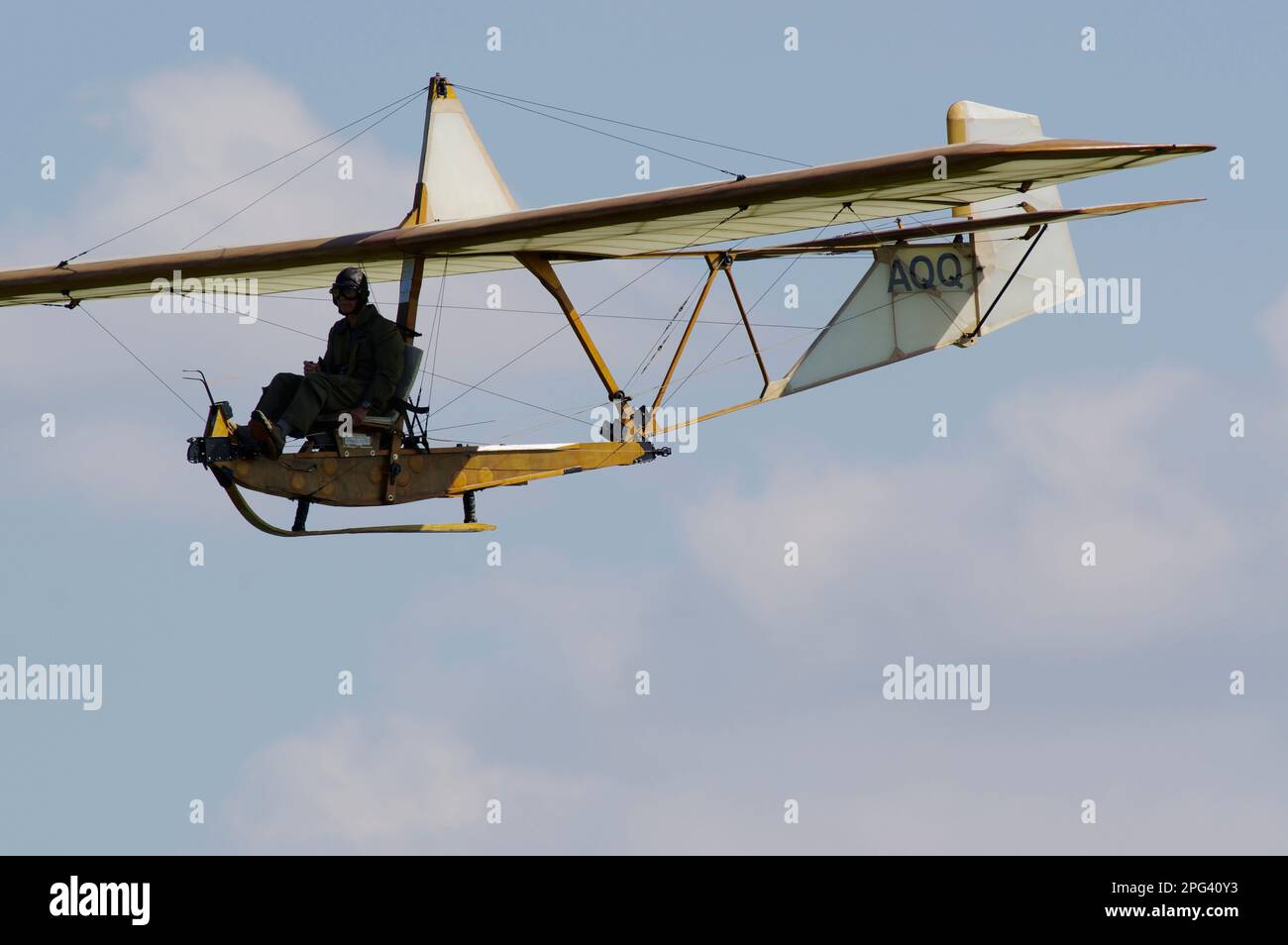 Elliots de Newbury Eton TX.1 G-ALPS, à Shuttleworth Collection, Old Warden, Biggleswade, Bedfordshire, Angleterre, Royaume-Uni. Banque D'Images