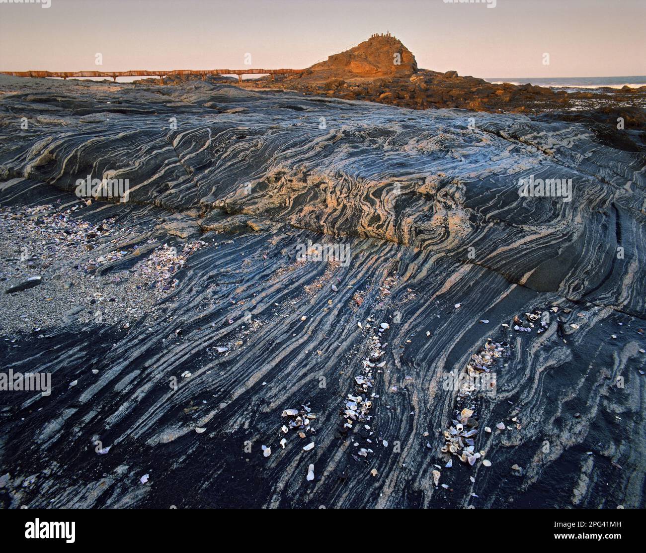 Le point de croix de Dias se trouve à l'ouest de la ville de Lüderitz. La baie sur laquelle Lüderitz est situé a été découverte par Bartolomeu Dias en 1487. Il nam Banque D'Images