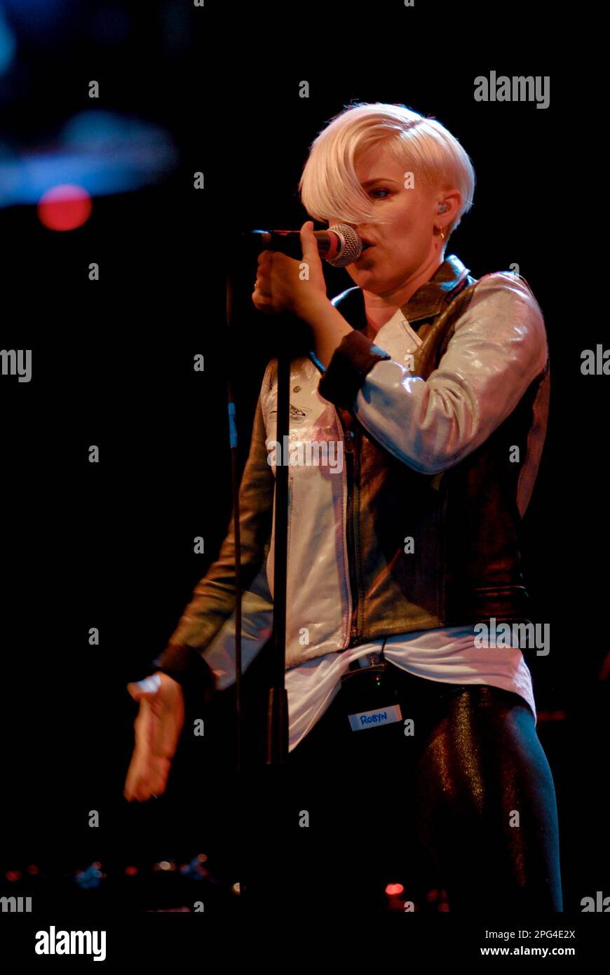 Robyn, V2008, Hylands Park, Chelmsford, Essex, Royaume-Uni - 17 août 2008 Banque D'Images