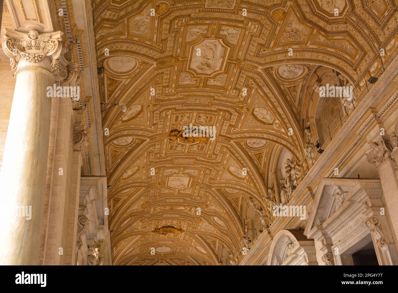 Dôme de Saint pierre, Rome. Banque D'Images