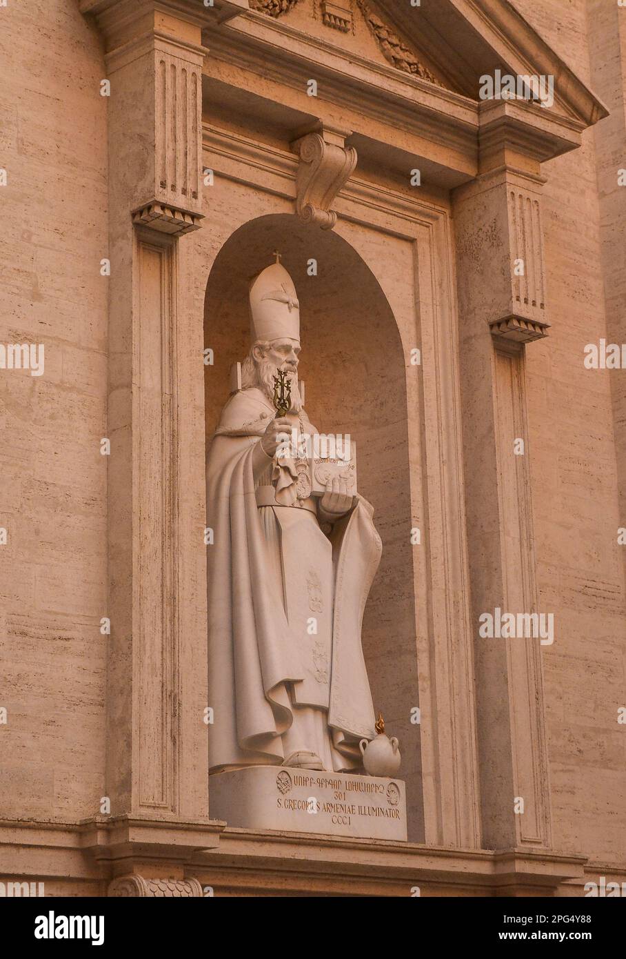 Dôme de Saint pierre, Rome. Banque D'Images