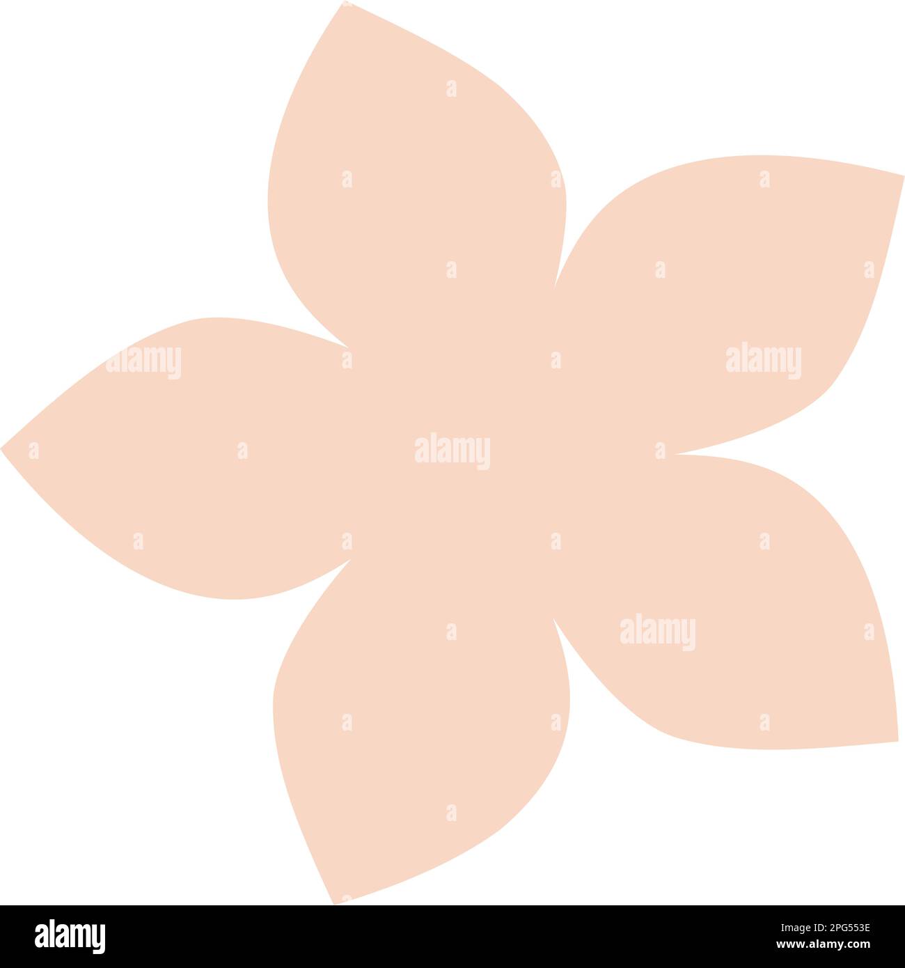 Icône de fleur. Pictogramme vectoriel modifiable isolé sur fond blanc. Symboles tendance pour les applications mobiles et la conception de sites Web. Des icônes haut de gamme dans un style tendance. Illustration de Vecteur