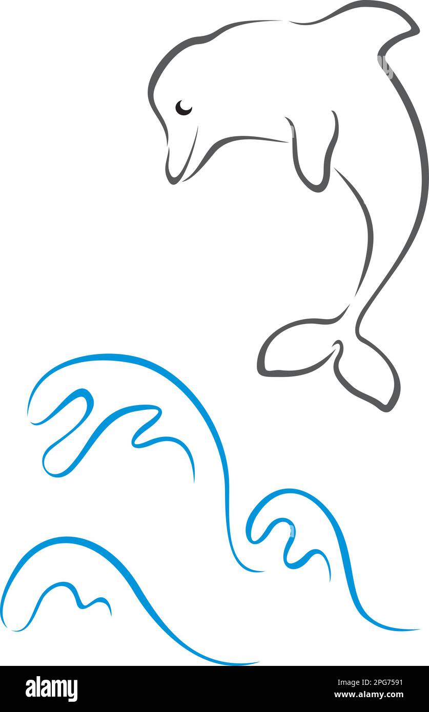 Illustration de dolphin Illustration de Vecteur
