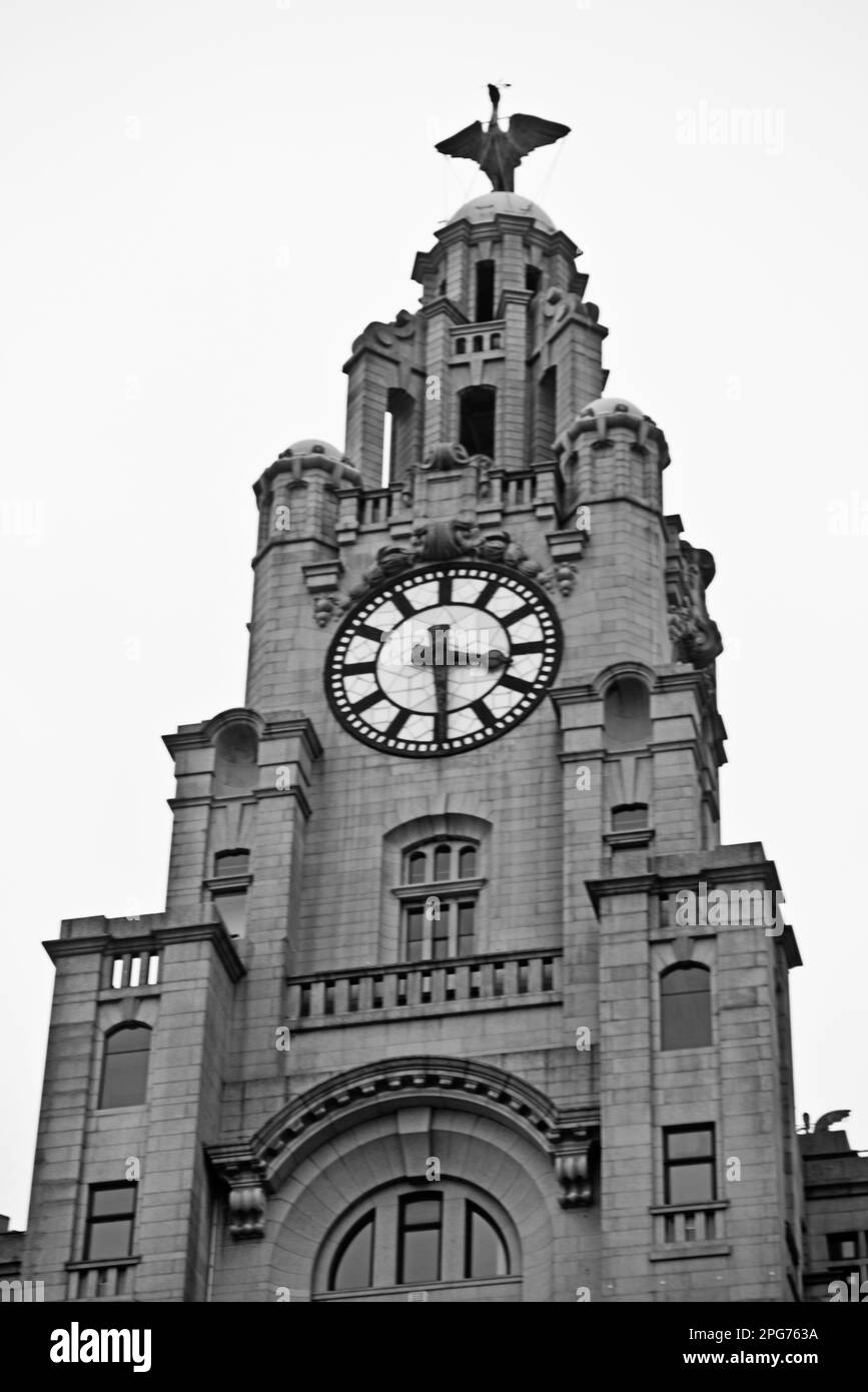 Le Liver Building, Liverpool, Angleterre Banque D'Images
