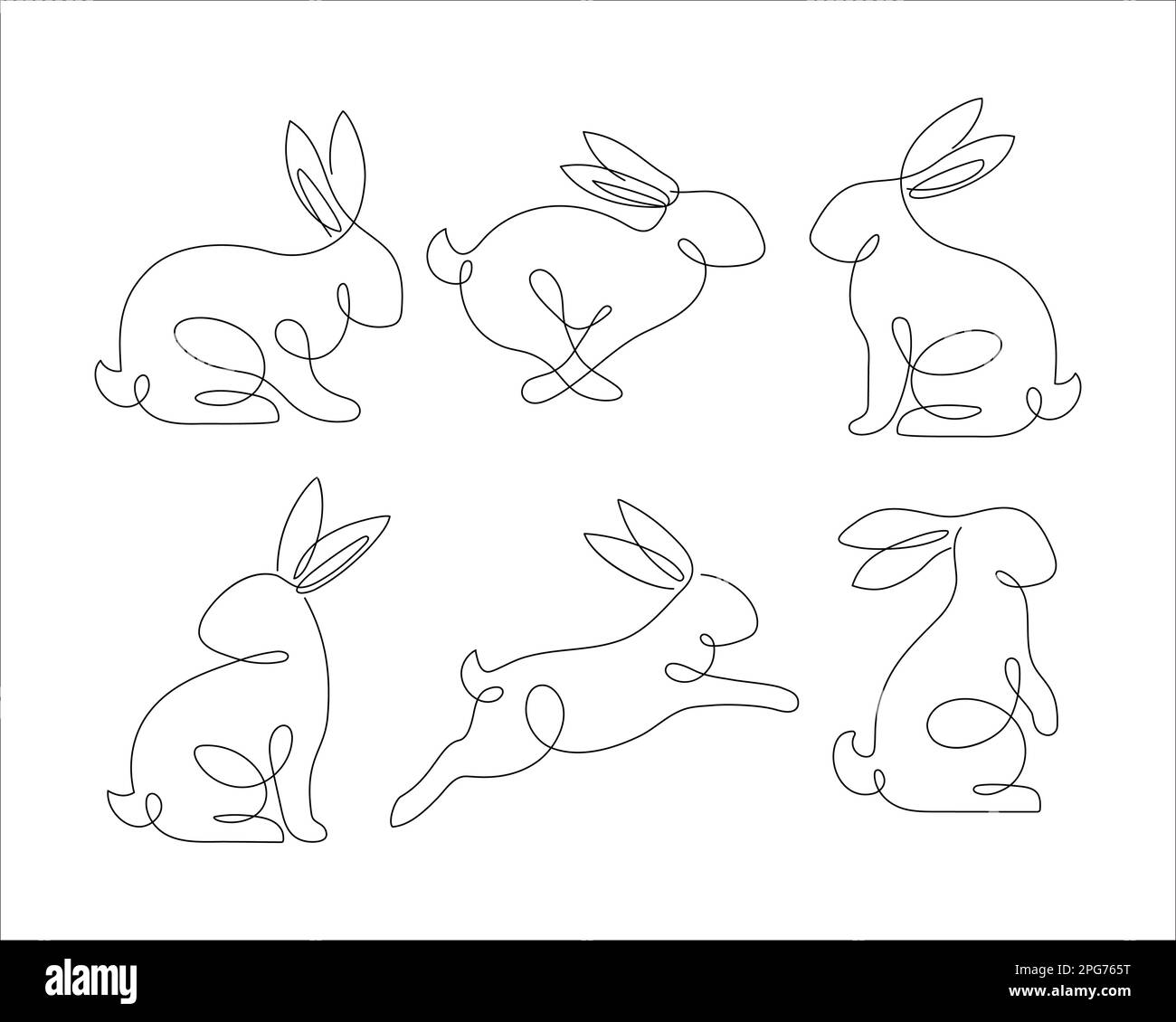 Logo de lapin Banque d'images noir et blanc - Page 2 - Alamy