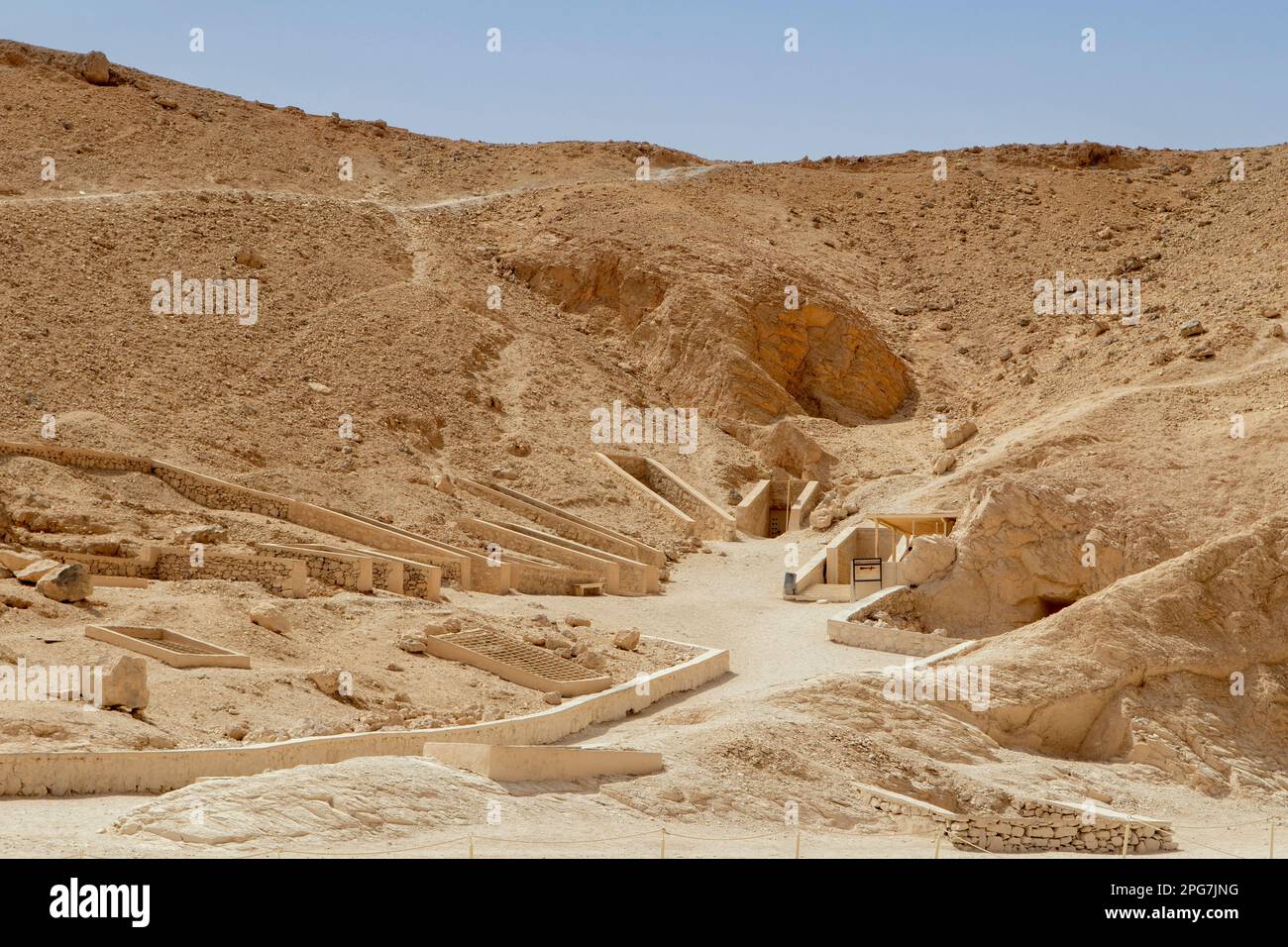 Vallée du Queens, près de Louxor, Égypte Banque D'Images