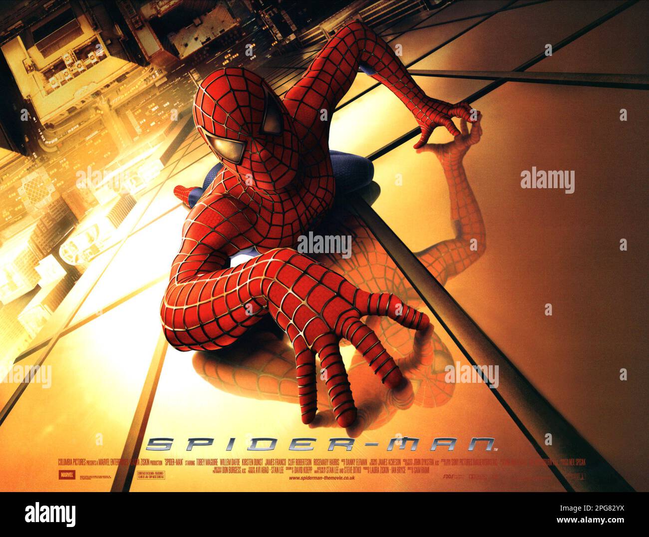 Poster de film Spider-Man Banque D'Images