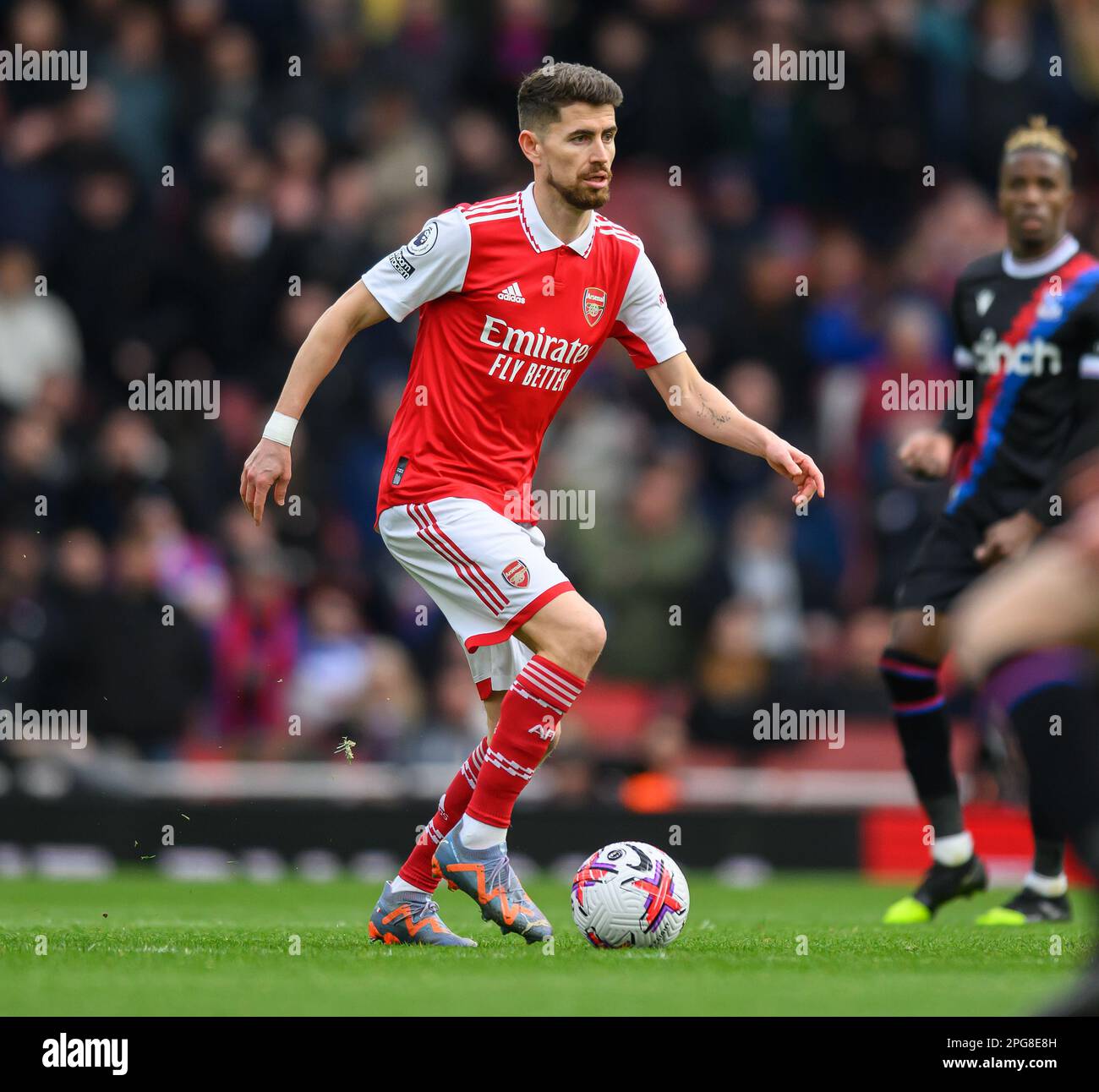 Londres, Royaume-Uni. 19th mars 2023. 19 mars 2023 - Arsenal v Crystal Palace - Premier League - Emirates Stadium Arsenal's Jorginho lors du match de la Premier League au Emirates Stadium, Londres. Crédit photo : Mark pain/Alamy Live News Banque D'Images