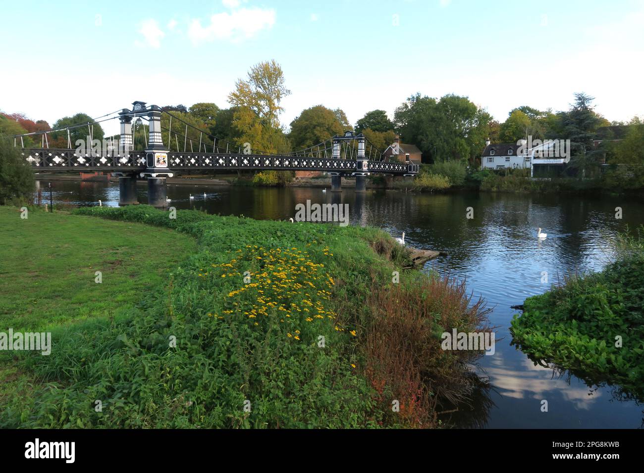 Pont Andresey Banque D'Images