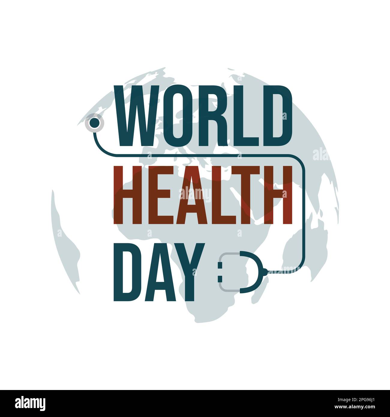 Image vectorielle de la journée mondiale de la santé. Médecine et santé Vector Illustration Free Vector Illustration de Vecteur