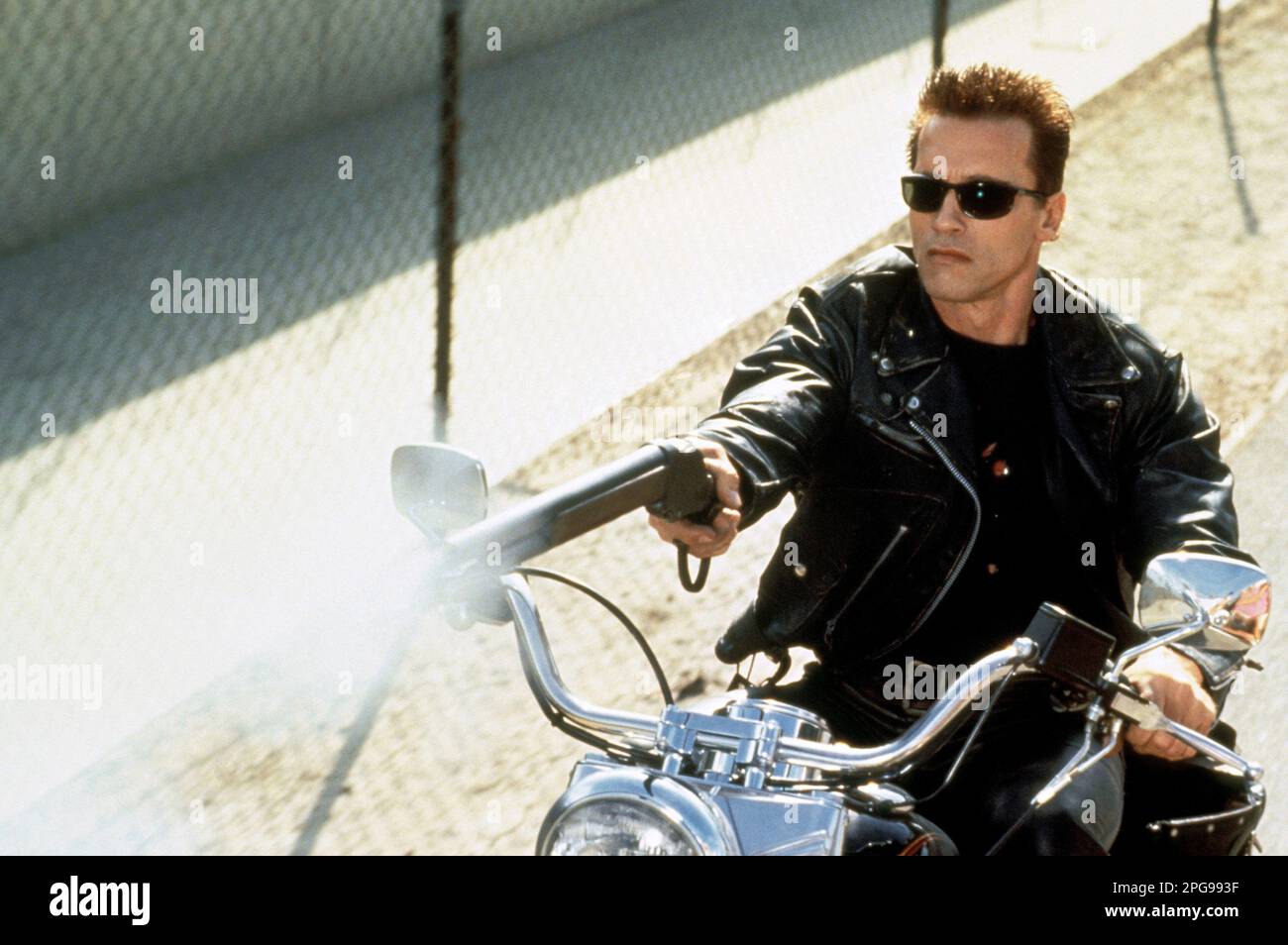 Terminator 2 Arnold Schwarzenegger Banque D'Images