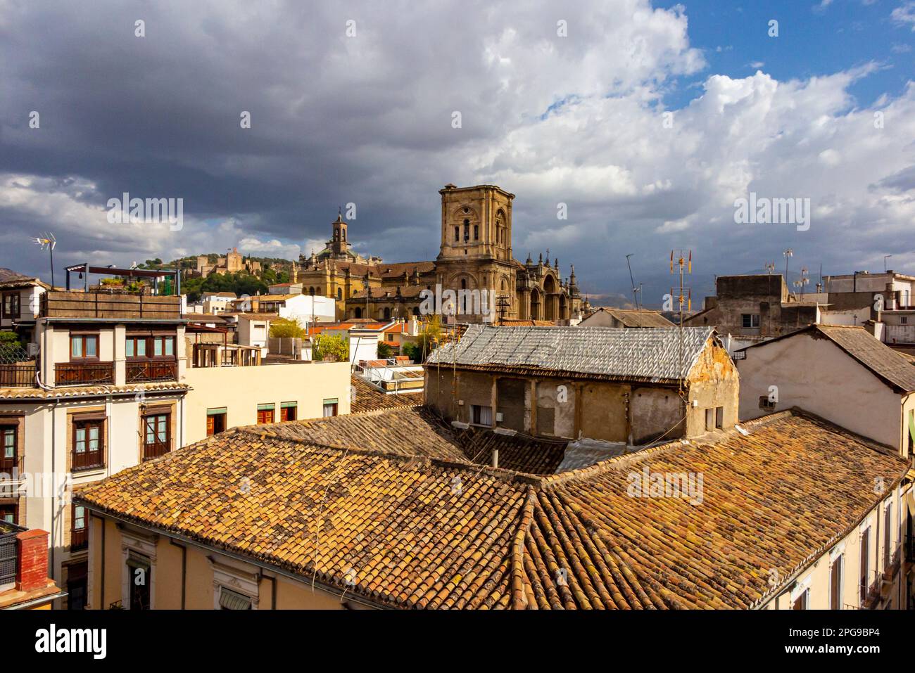 Cathédrale de Grenade ou Cathédrale de l'Incarnation, Catedral de Grenade, Santa Iglesia Catedral Metropolitana de la Encarnación de Granada Espagne. Banque D'Images